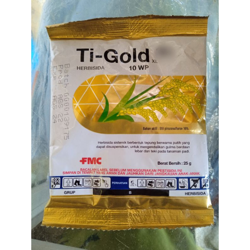 Herbisida Ti-Gold 10 WP kemasan 25gr/Ti-Gold 10wp
