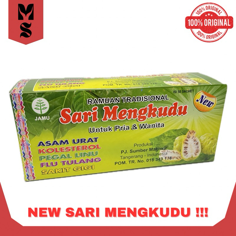 

NEW ORIGINAL 100% !!! SARI MENGKUDU ISI 50 SACHET