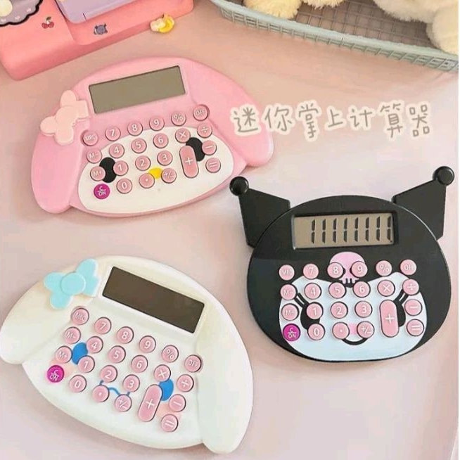 

Kalkulator Kepala Sanrio / Kalkulator Cinnamoroll / Kalkulator Meja Kuromi / Kalkulator Import
