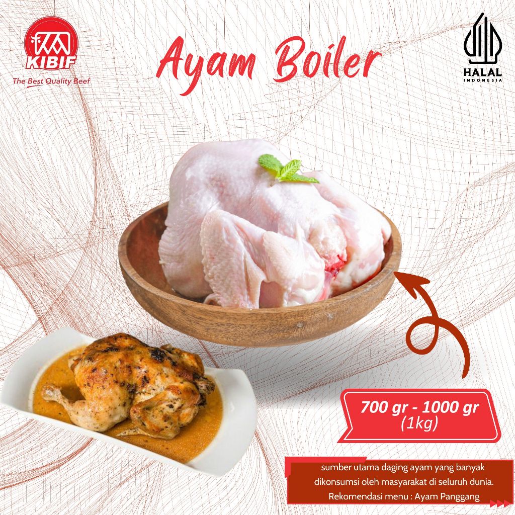 

Ayam Boiler 0,7kg / 700gr