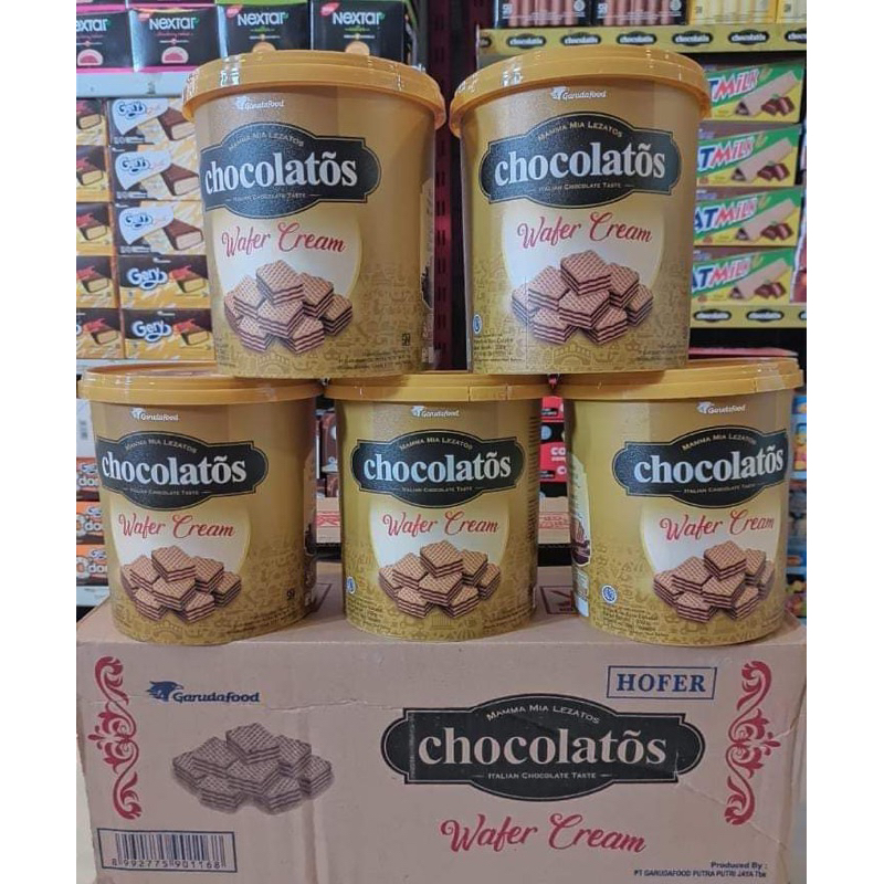 

(DISKON 50% DI VIDEO) Chocolatos Wafer Cream 300g