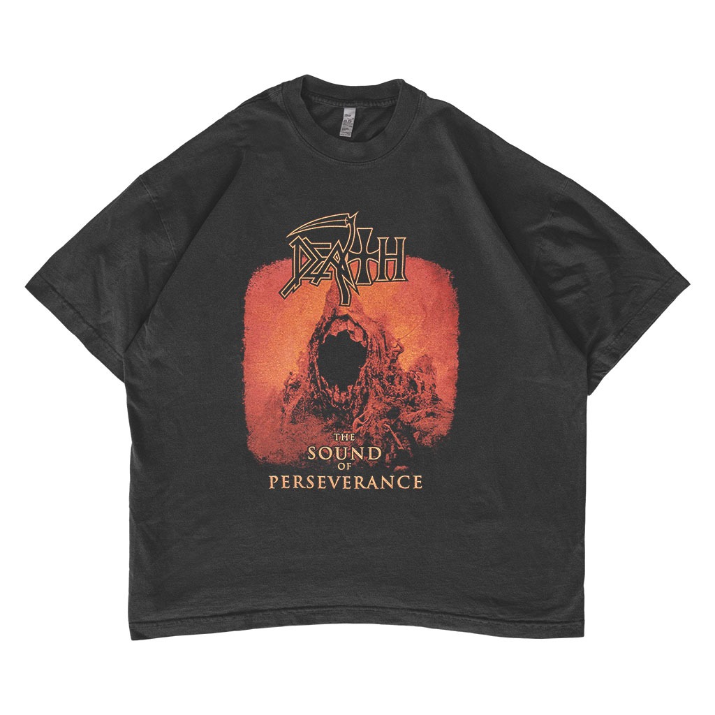 Kaos Band Death The Sound of Perseverance Vintage T-shirt Oversize