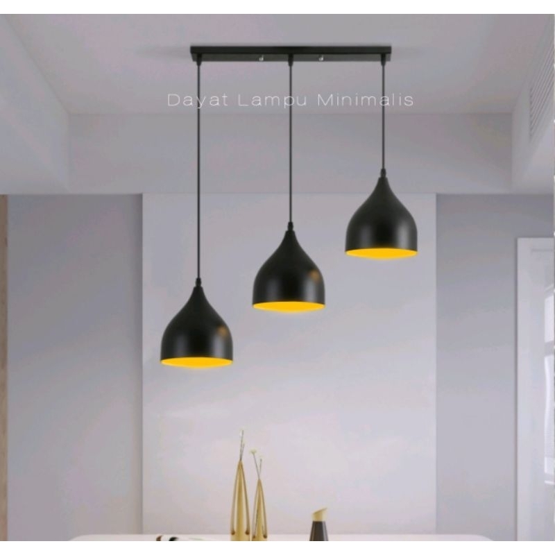 Lampu gantung mini bar 3in1