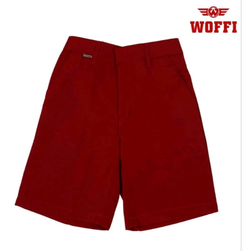 celana seragam SD merah Woffi