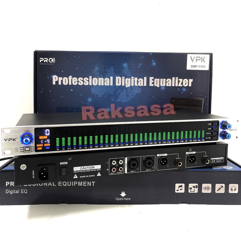 Equliser Digital VPK DSP 1131 Original Equalizer Digital VPK1131 Vpk Dsp1131 Bagus ( Bisa COD )