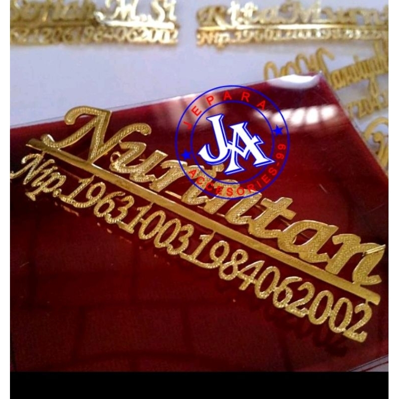 Bros Jilbab Custom Nama Premium