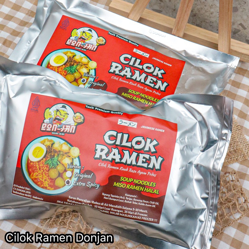 

CILOK RAMEN DONJAN - CILOK RAMEN KUAH RASA AYAM PEDAS - RAMEN NOODLES