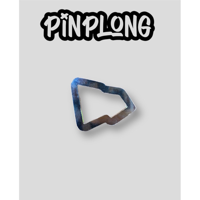 pin topi outline frame flag logo new era