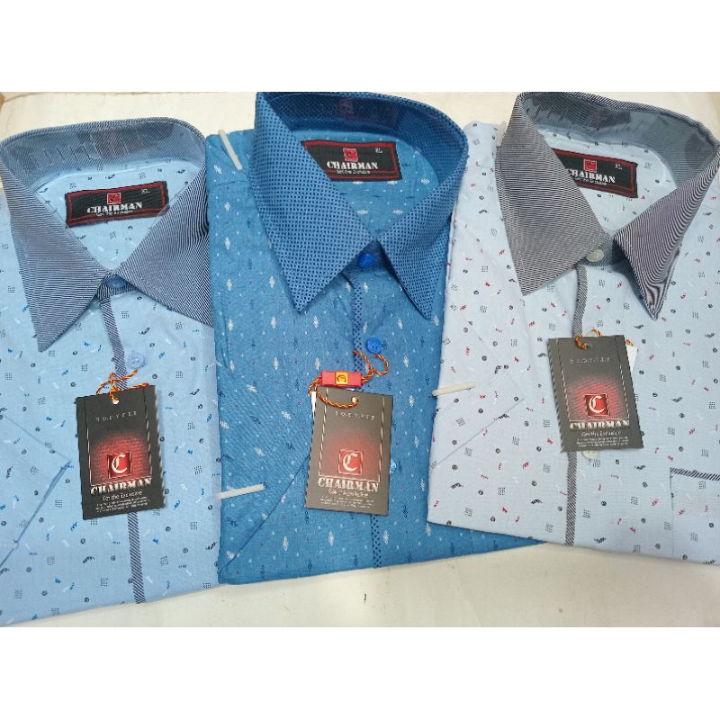 kemeja lengan pendek chairman