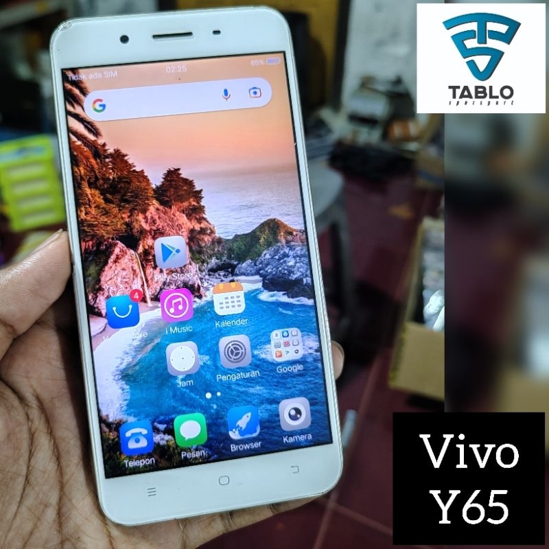 LCD touchscreen frame Vivo Y65 original copotan hp