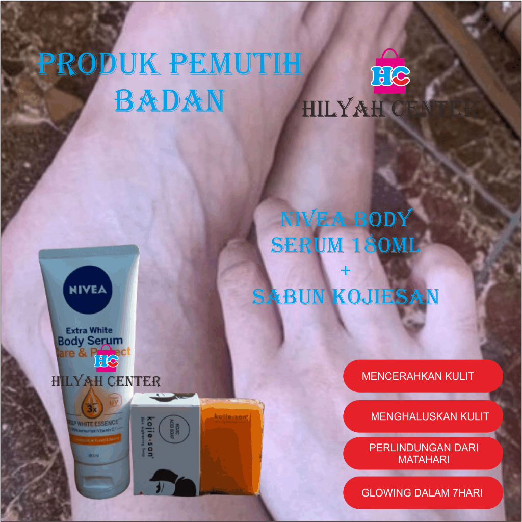 Paket sabun kojiesan | Nivea body serum 180G