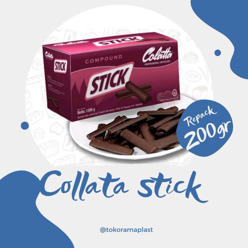 

Colatta Stick Repack 200gr / Compound stik / Colatta Stik / Coklat stik
