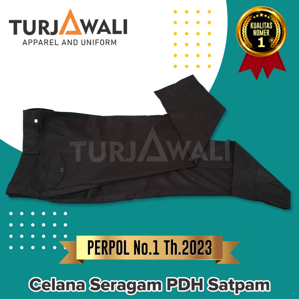 Celana PDH Satpam Security 2025 / Celana PDH Satpam Premium / Celana PDH Satpam Terbaru Premium