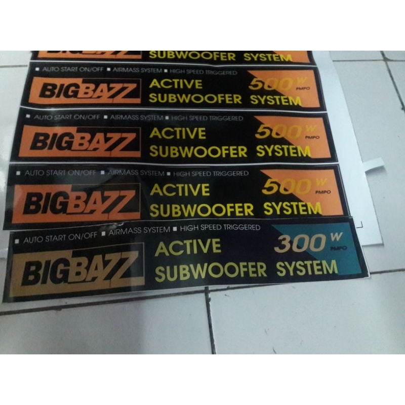 STIKER PSW 300 REBAH