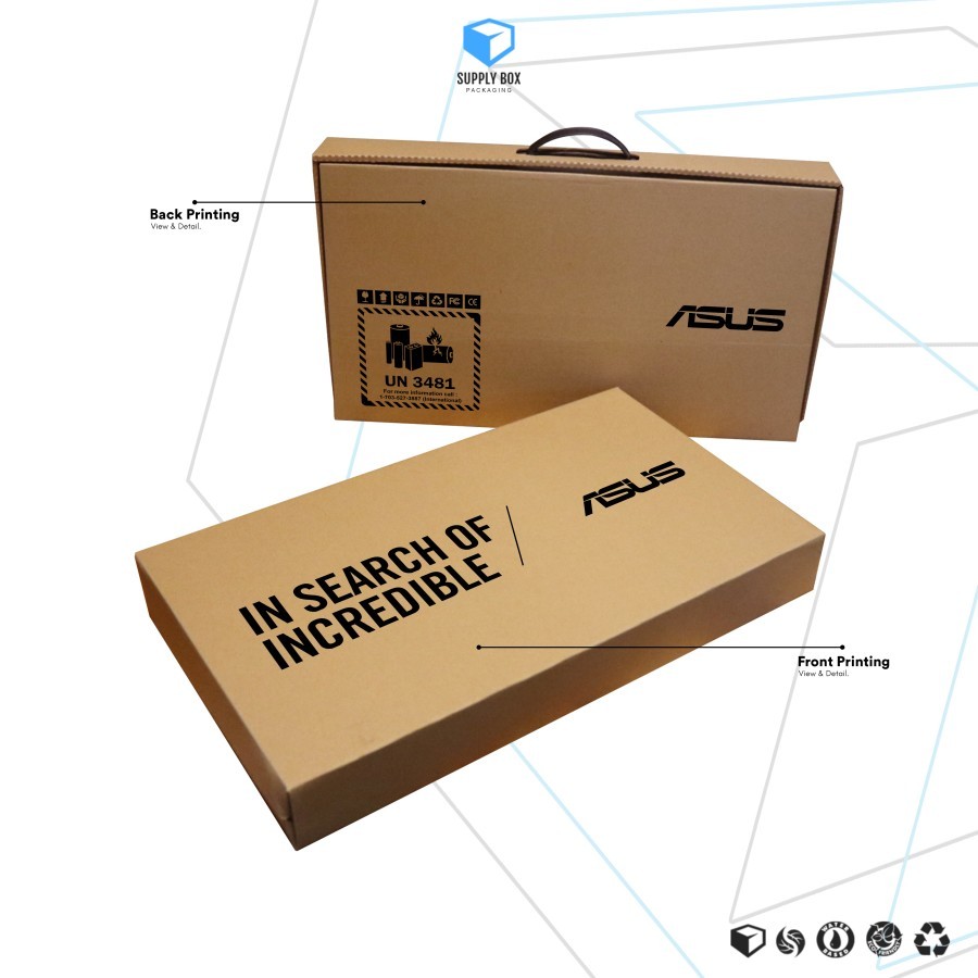 

iDk90 BOX LAPTOP EMAILER TRAY ASUS 1 SET 47.5 x 28 x 6 CM Dus Asus