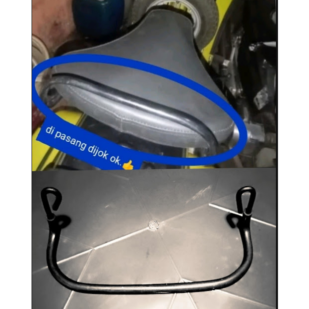 Pegangan Jok Vespa Super sprint / Handle Besi Jok Vespa px ps dll