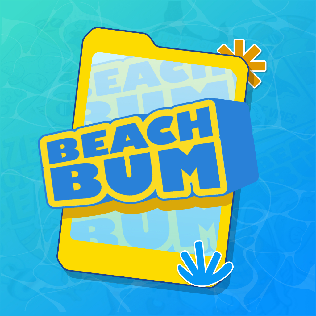 

Seaside Finds - Beach Bum Sticker