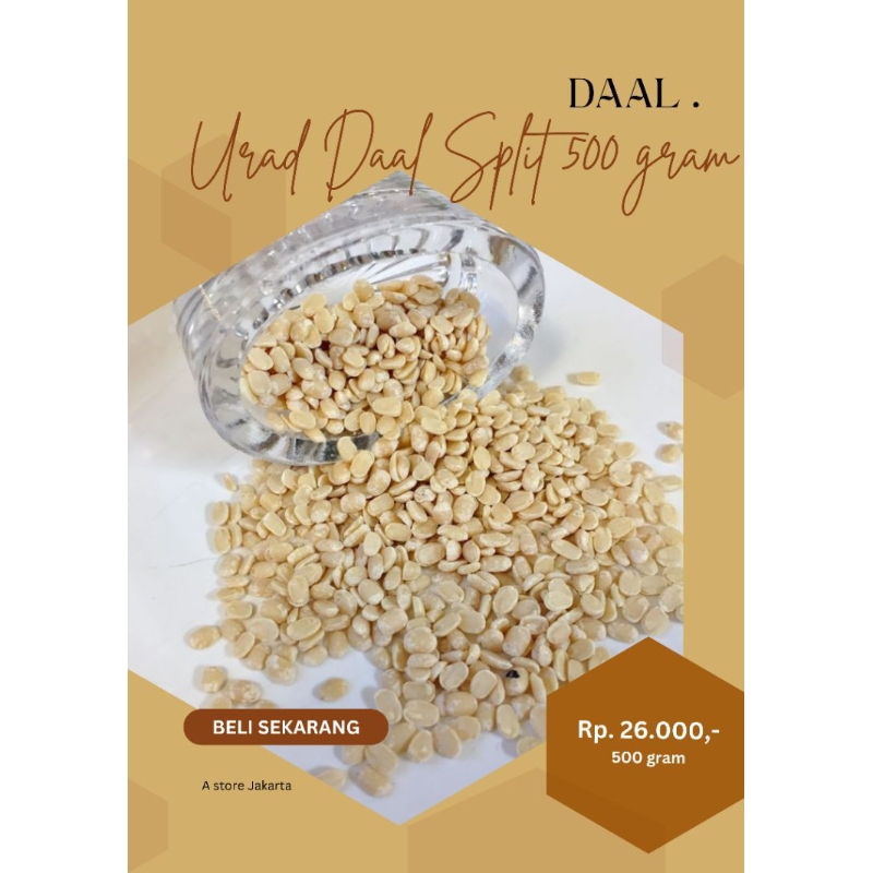 

urad daal split 500 gram