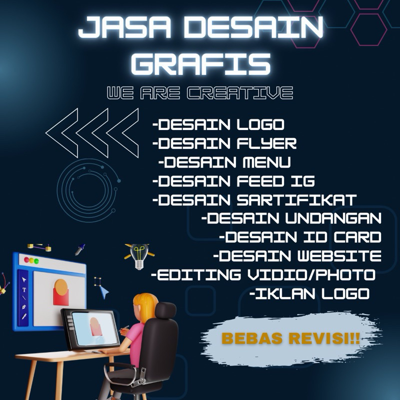 Desain logo,pamflet,banner,flayer dll