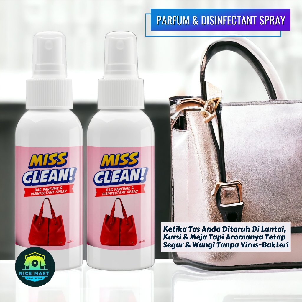 Parfum Pewangi Tas Pria Wanita Kulit Sintetis Olahraga Sekolah Kuliah Kerja Kantor