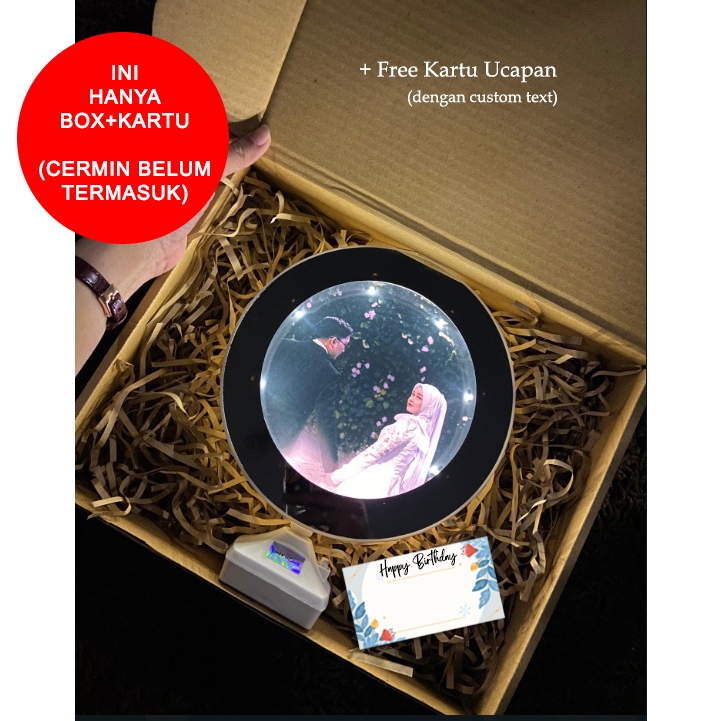 

Kotak Kado Hampers Box Cemin Ajaib + Free Kartu Ucapan