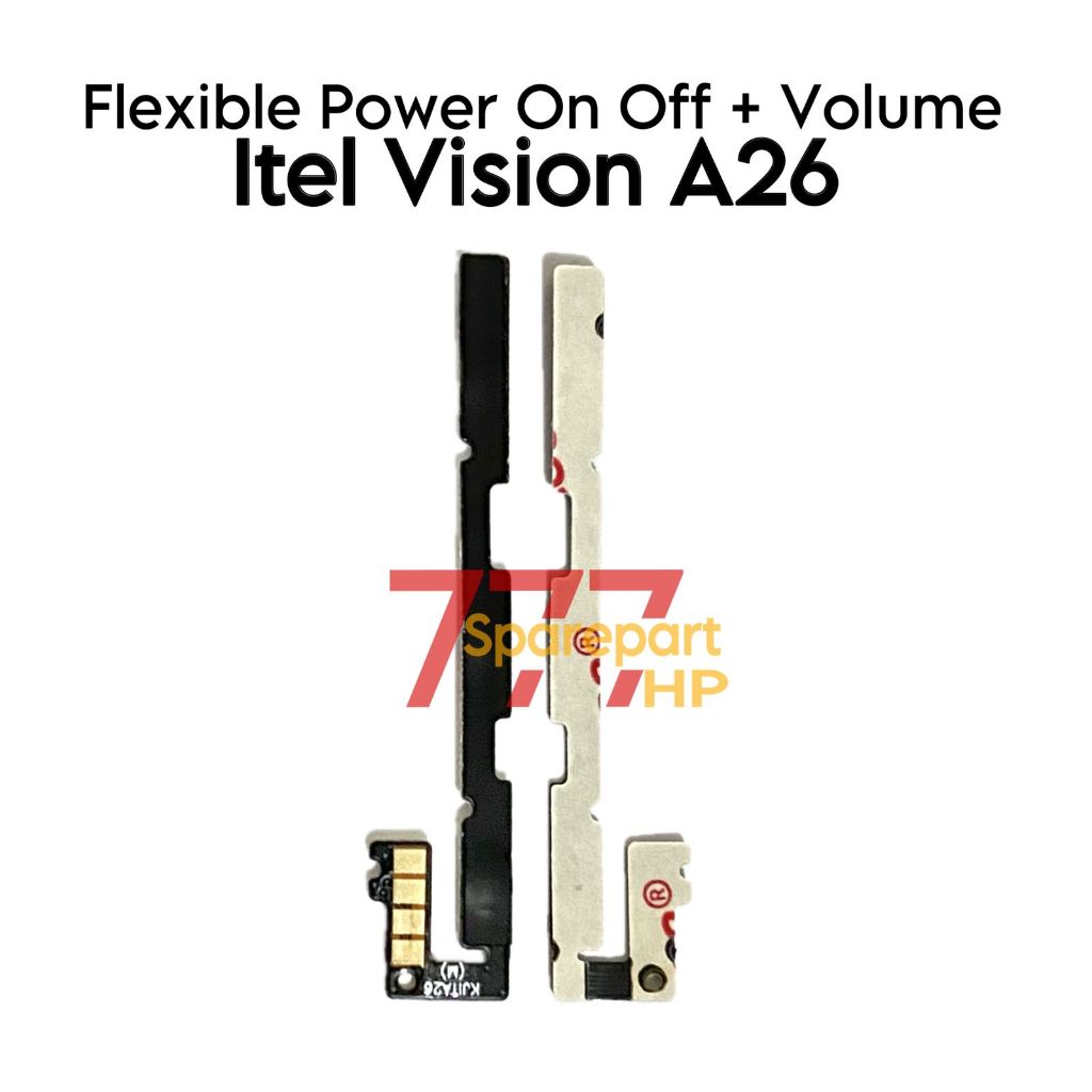 Flexible Konektor Volume Power On Off Infinix Itel Vision A26 - Flexible Flexibel Fleksibel Fleksibl