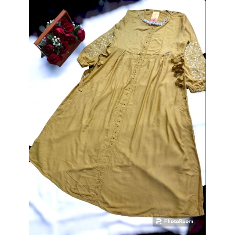 gamis dewasa bordir MAIYA by citra kids