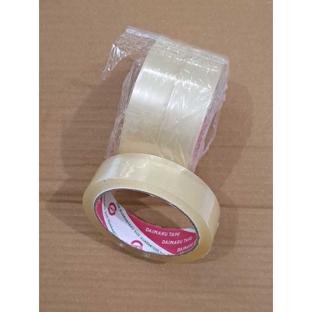 

Isolasi / Selotip / Lakban Kecil Daimaru Bening 1 Inch / 24 mm x 72 Yard ( Isolasi Bening 1” )