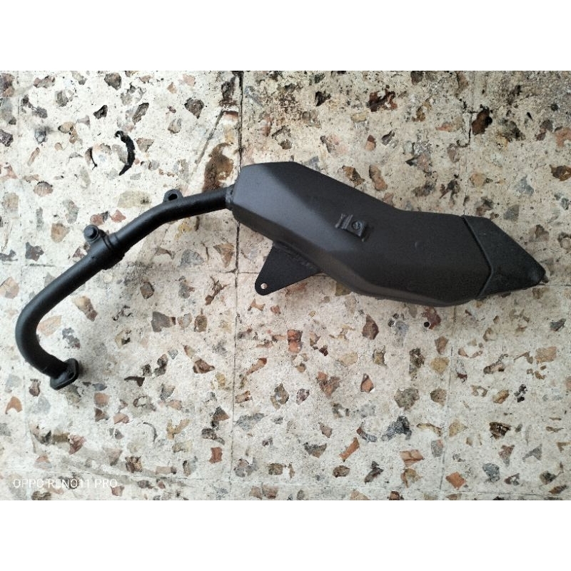 KNALPOT KLX ORIGINAL PNP XRIDE OLD(BONUS SETIR)