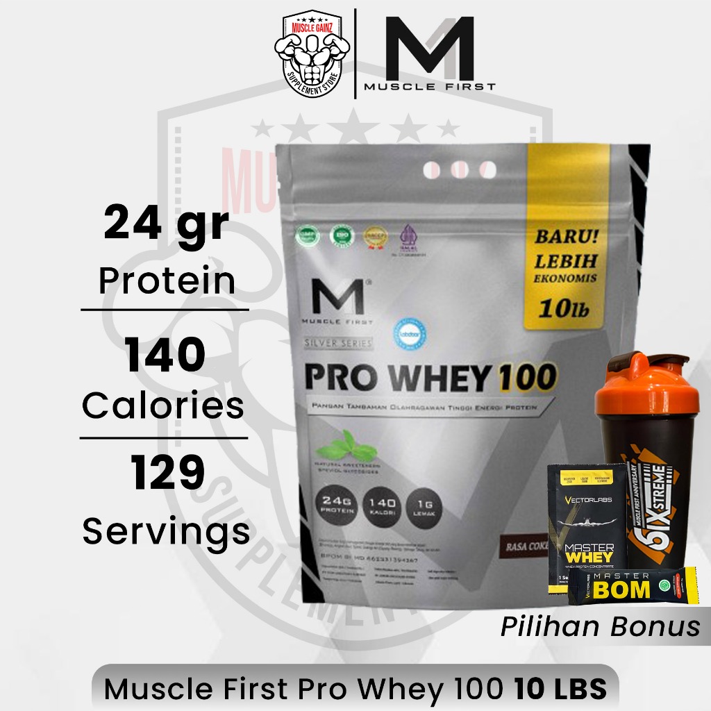 Muscle First Pro Whey 100 10lbs M1 Whey Protein Susu Protein