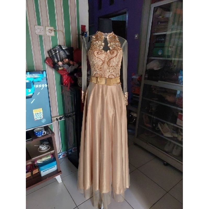 GAUN PESTA ORIGINAL JAHITAN LOTORSO