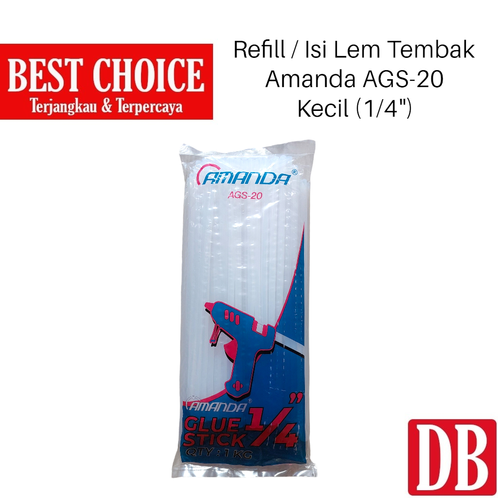 

Refill Lem Bakar / Lem Lilin / Glue Stick Kecil Amanda AGS-20 (1pcs)