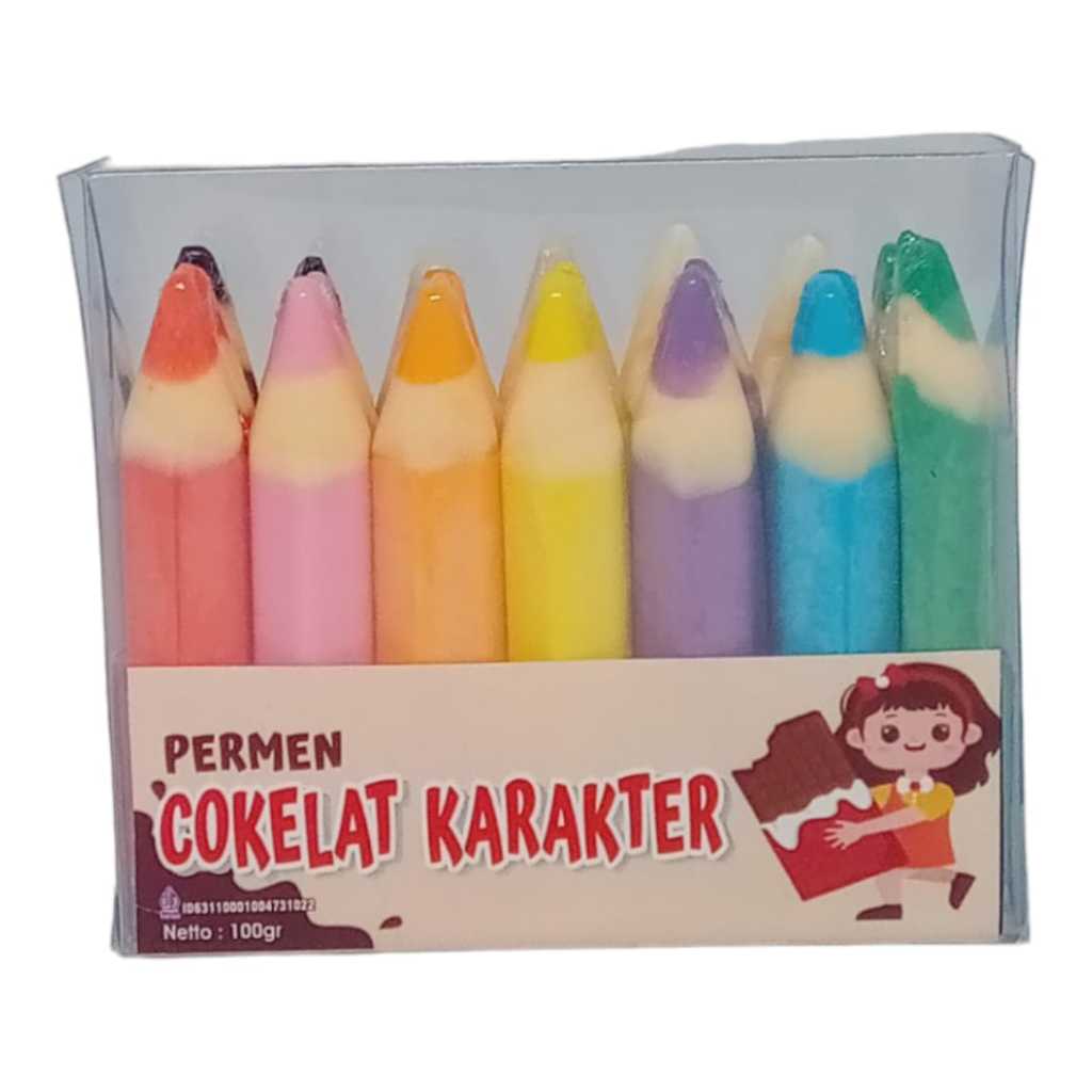 

Permen Coklat Karakter Pensil Warna