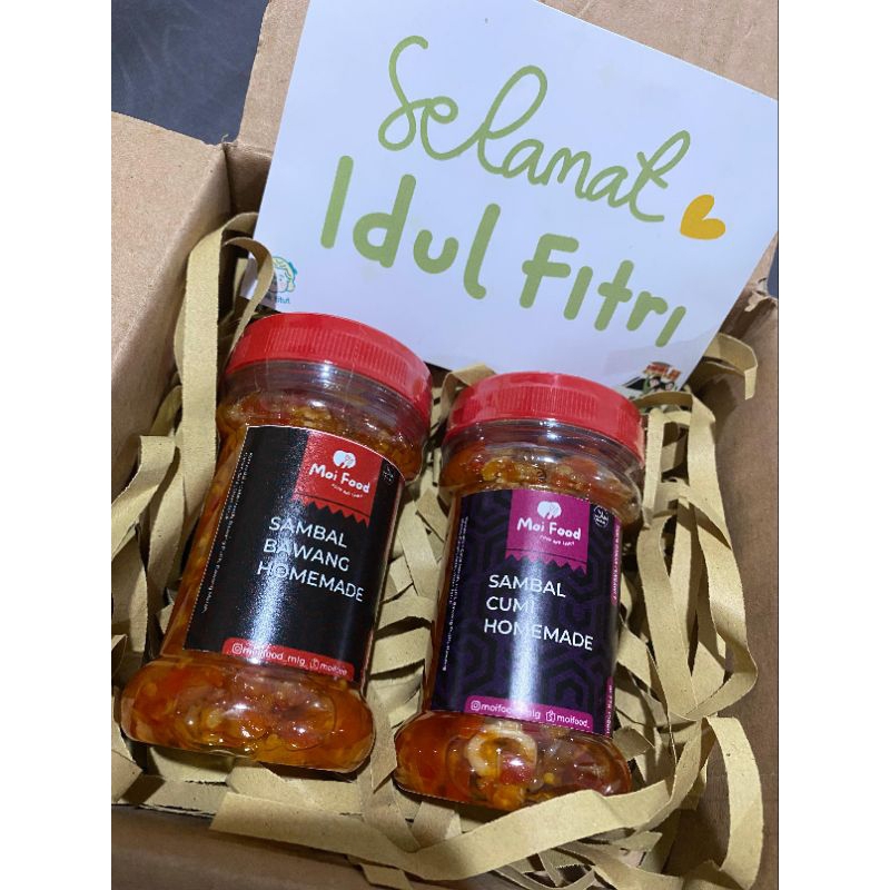 

HAMPERS SAMBEL MURAH UNTUK LEBARAN (BISA MIX VARIAN SAMBELNYA)