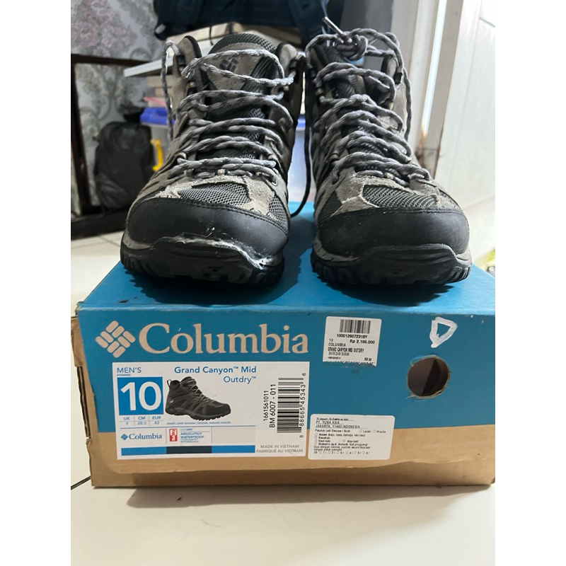 preloved sepatu gunung hiking columbia Grand canyon