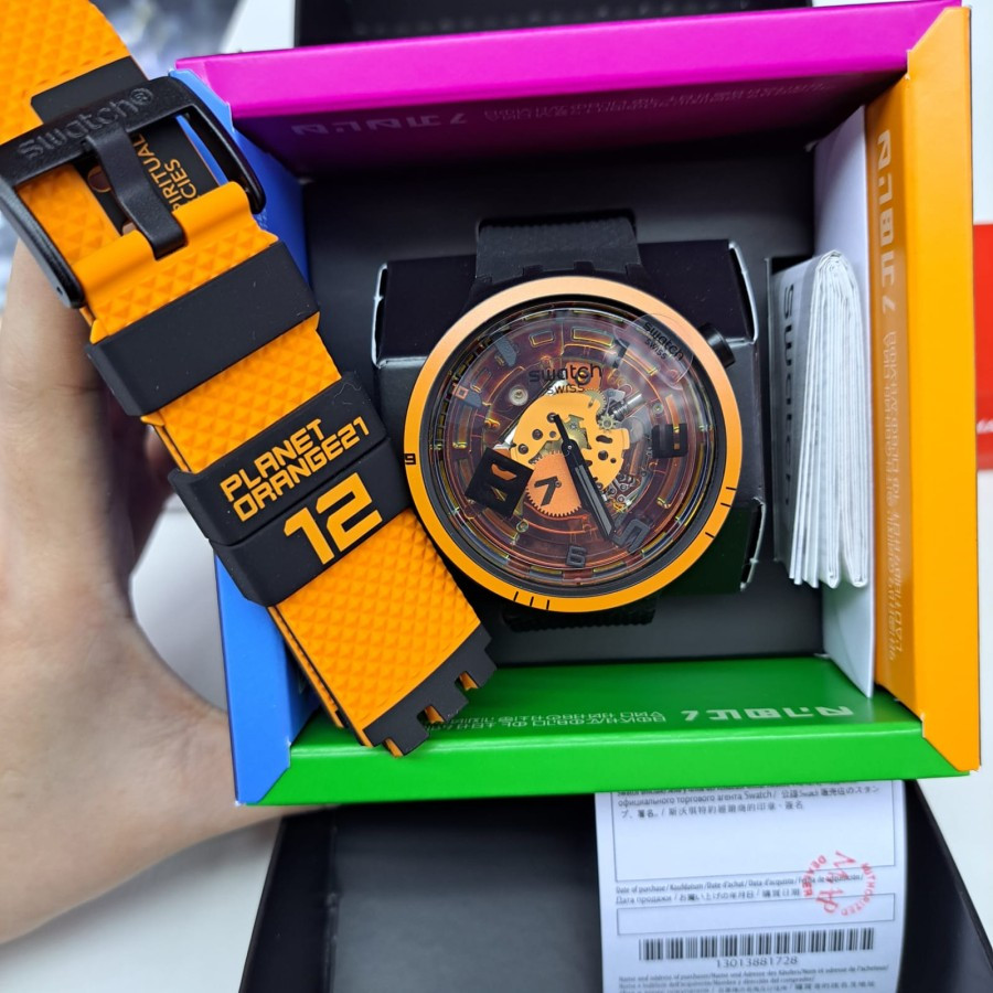 Jam Tangan Unisex SWATCH SB01B127 Big Bold Original