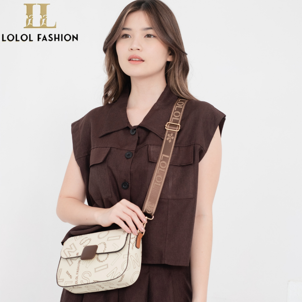 LOLOL Fashion Sling Bag Tas Bahu Slempang Wanita Model Terbaru - C-33