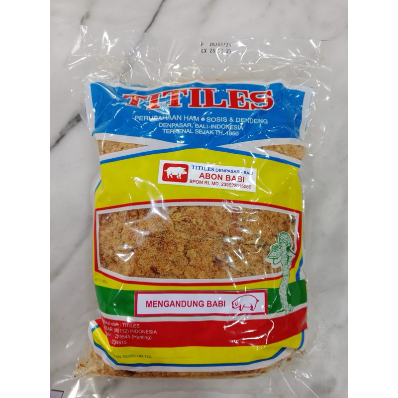 

ABON TITILES 500GR ORIGINAL TITILES BALI