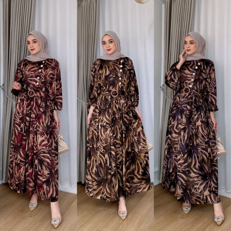 [𝐁𝐲𝐚𝐞𝐞𝐬𝐲𝐚] LUNA DRESS | Gamis Armany Silk | Dress Kondangan