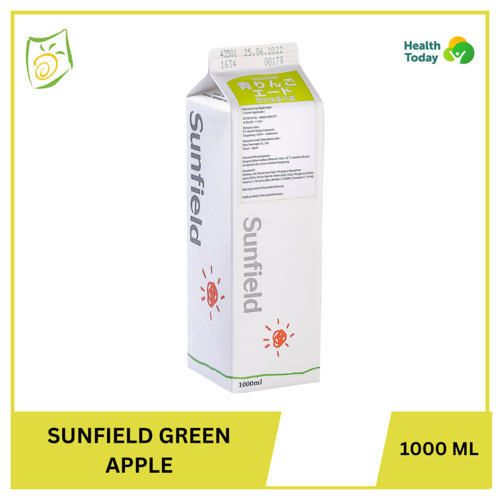 

Health Today Fruit Extract Sunfield Green Apple 1000 ML