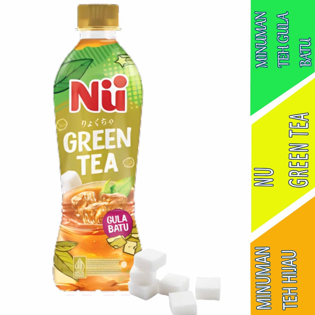 

Teh Rasa Gula Batu - Nu Green Tea - Minuman Teh Hijau - 330ml