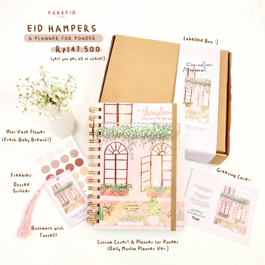 

Daily Planner Muslim | Hampers Ramadan | Kado Lebaran