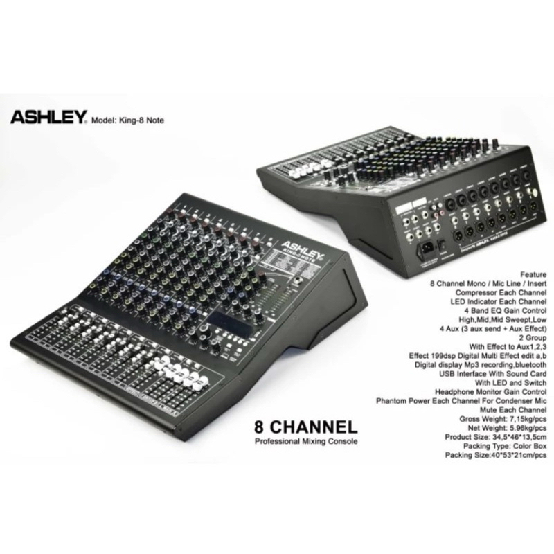 Mixer Ashley King Note 8 Baru