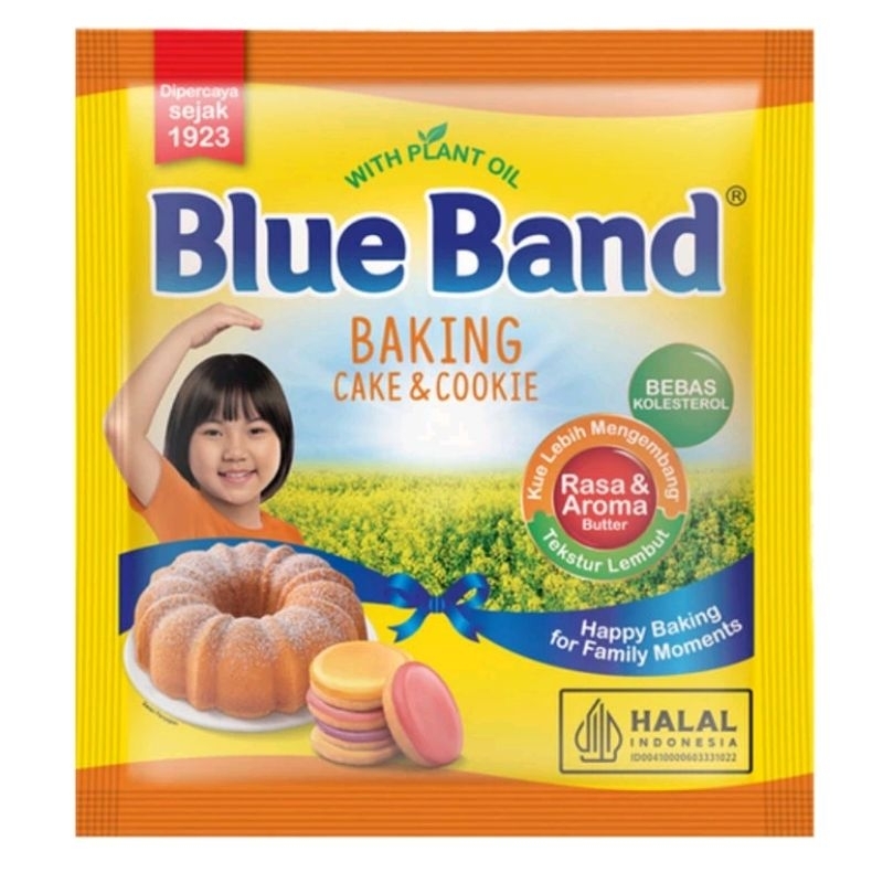 

Blue Band margarin BLUEBAND cake&cookies cake and cookie sachet 200gram (6 PACKS)