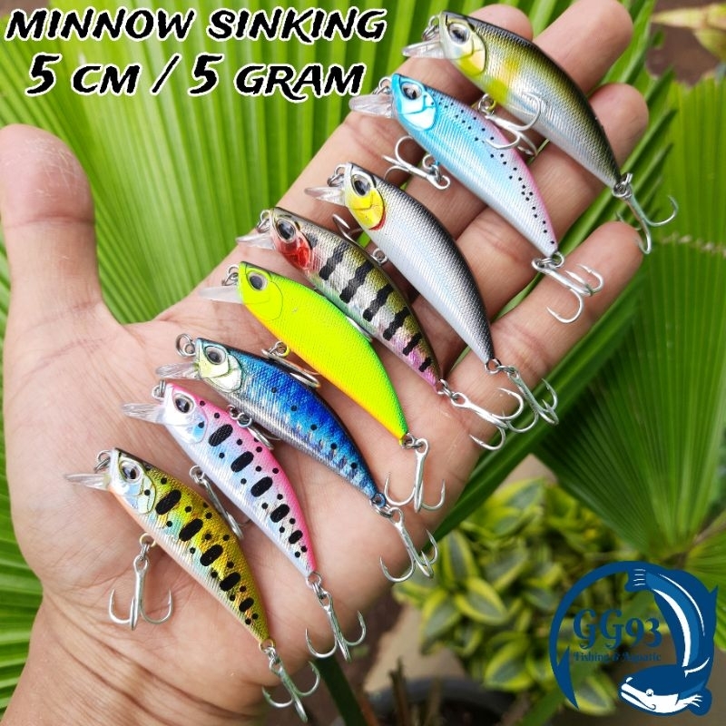 Lure casting hampala murah | lure casting | minnow sinking | umpan casting