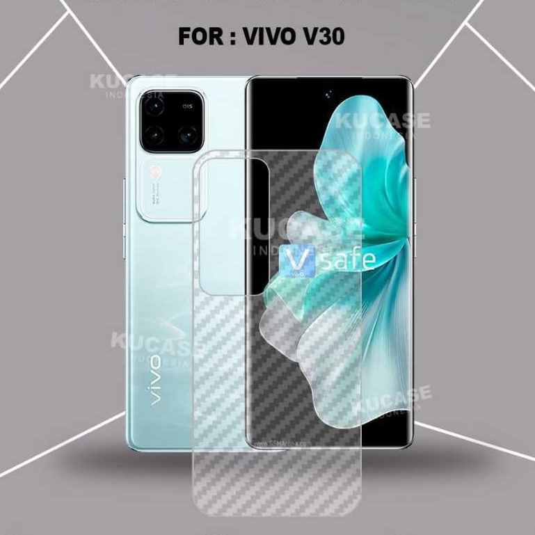 Skin "CARBON" Transparent CLEAR VIVO V70 FE V60 V50 V40 Lite V30 V30E V30PRO V29 V29e V27 V27e V25 V