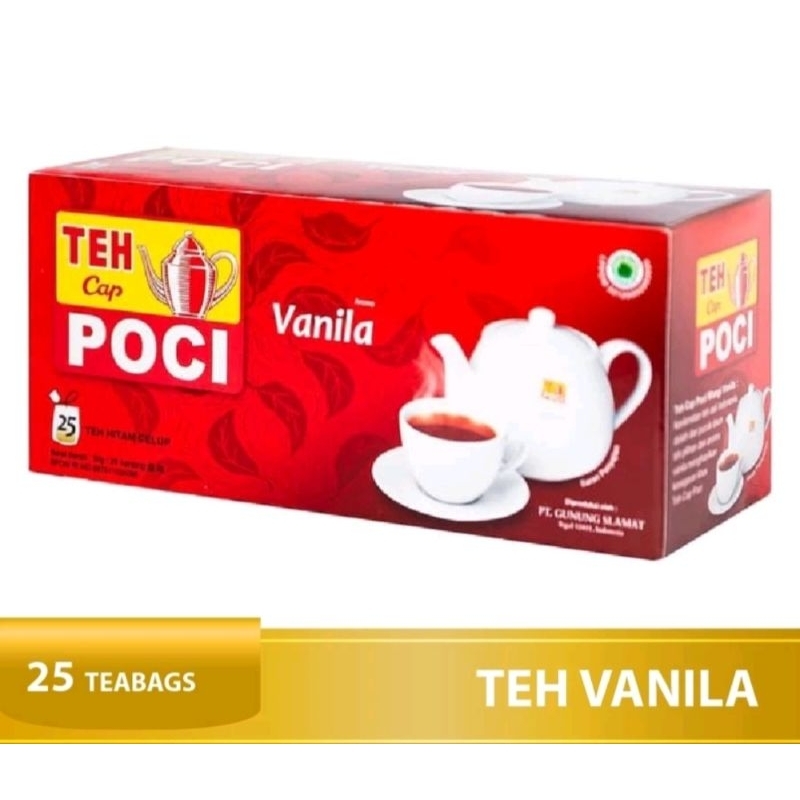 

Teh Cap Poci Rasa Vanilla 25bag (1box)