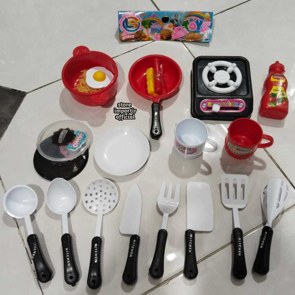 Mainan Anak Masak Masakan LM 10 Kitchen Lengkap Set Murah Terbaru | Mainan Anak Edukasi Masak Masaka