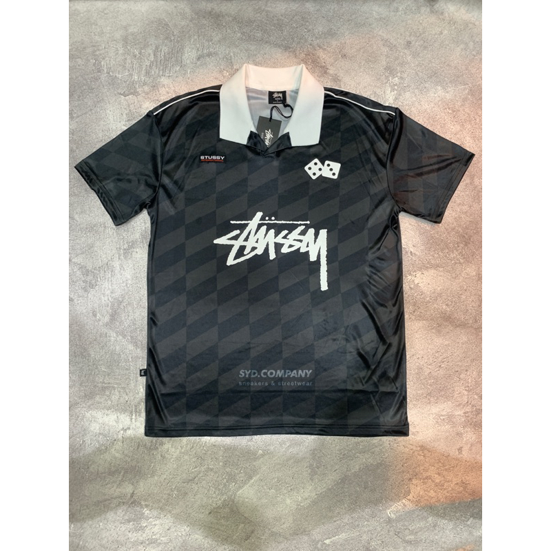 Stussy Jersey Polo Black
