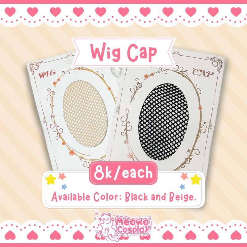 [meowo] wig cap / jaring wig